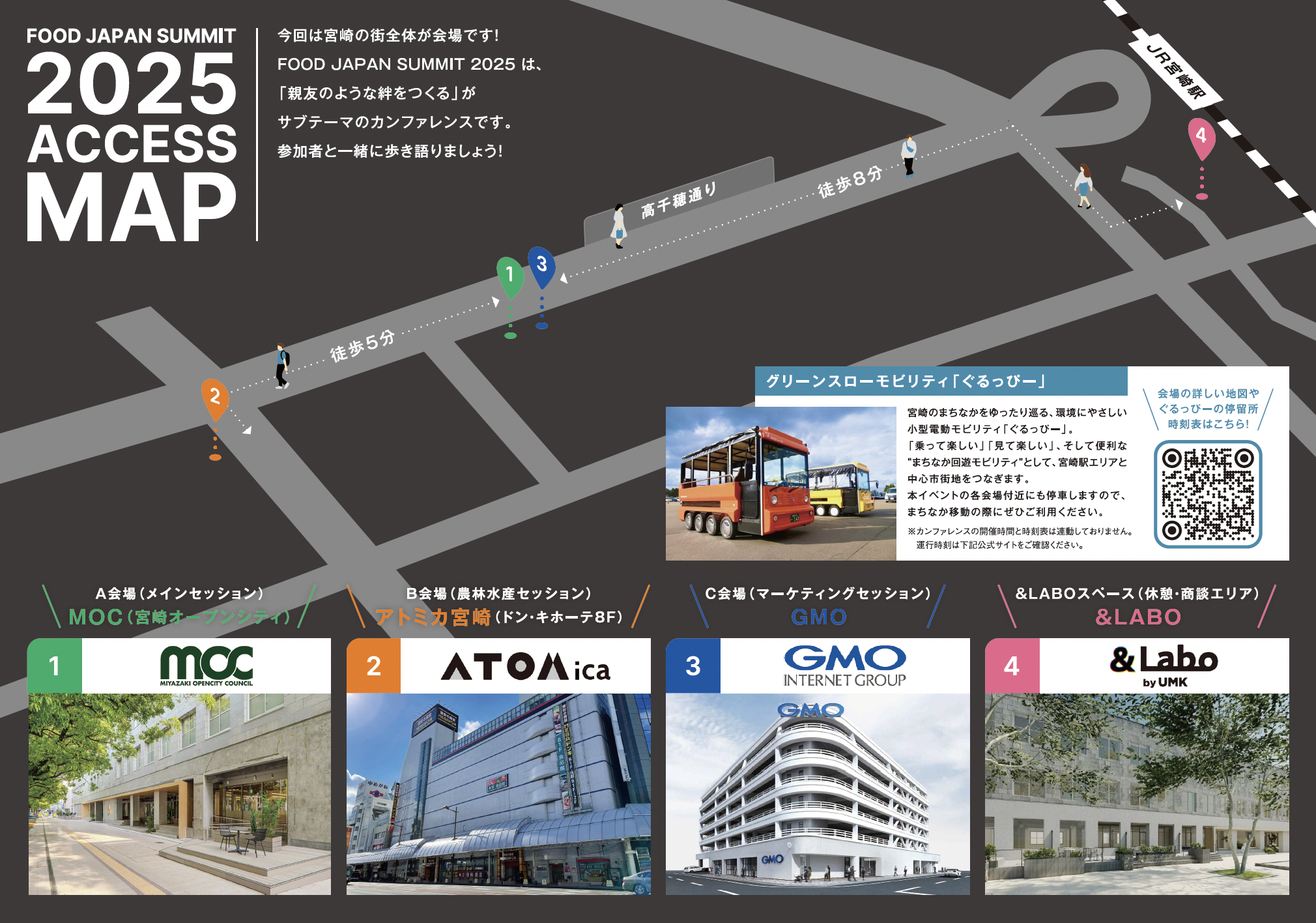 地図 - フードジャパンサミット 2025 in 宮崎 地図